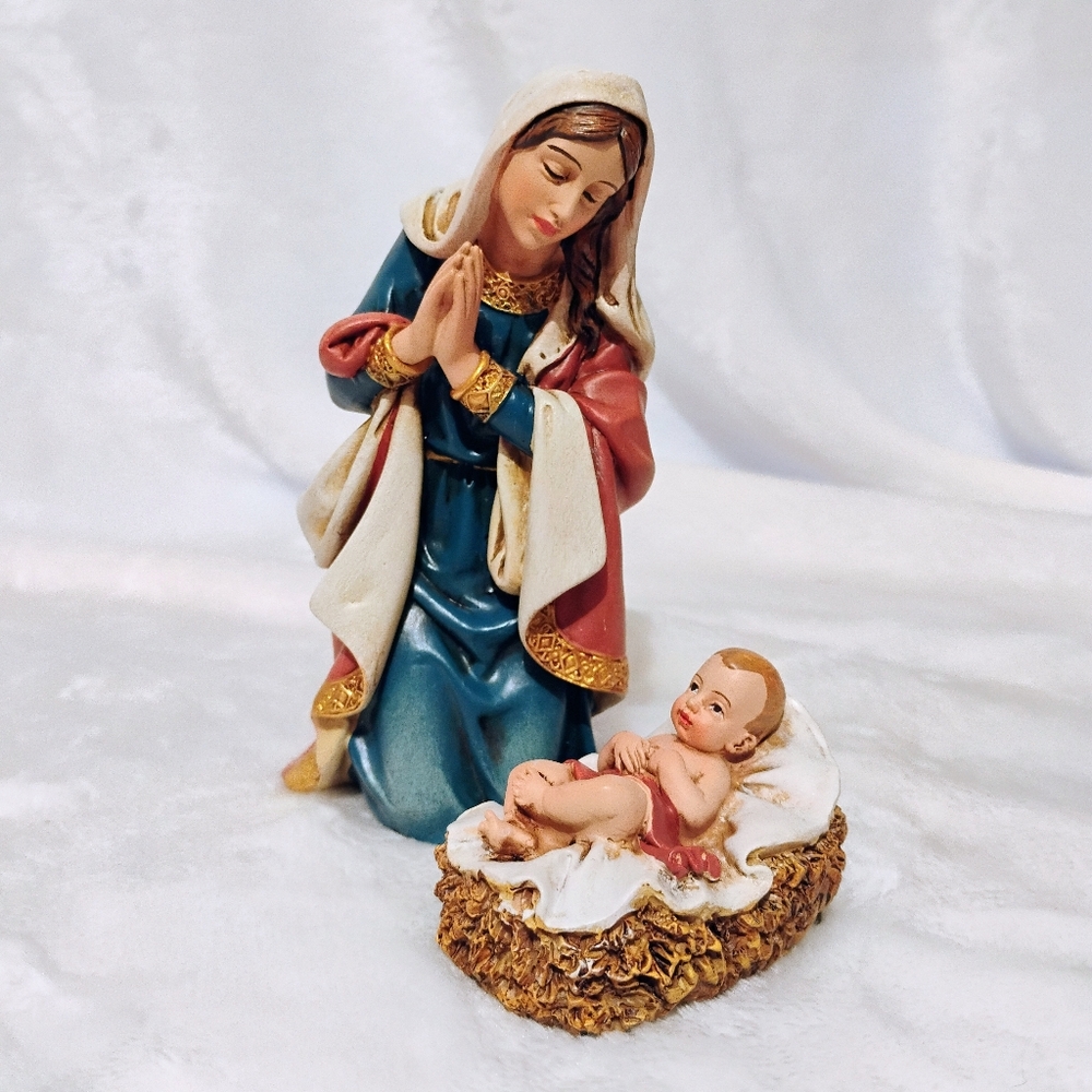 Virgin Mary Baby Jesus Nativity Figure Christmas Replacement Robert Stanley